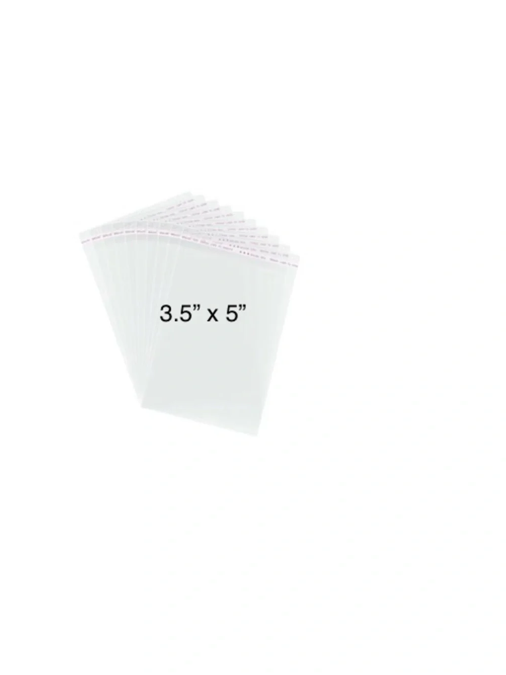 80pcs~Bundle-Clear Bags 10 each~ 3.5”x5, 6x9”, 8x10”,  9”x12” w/40 Stickers💐🆕💐